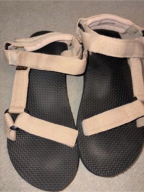 Beige Strappy Women's Outdoor Sandals - Lightweight Comfort